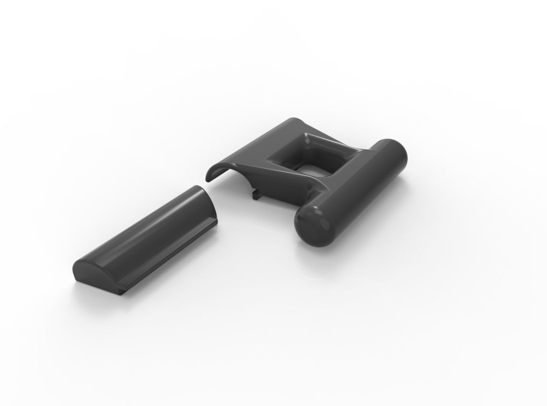 Grip to help pull or push doors without a direct contact Free 3D print model_5