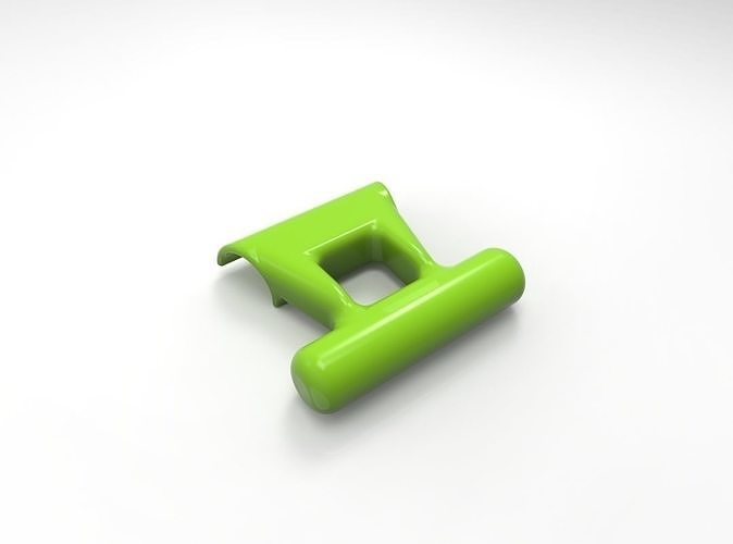 Grip to help pull or push doors without a direct contact Free 3D print model