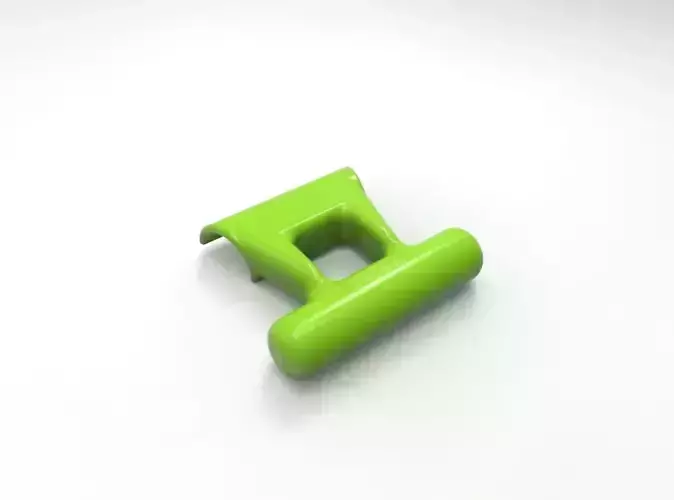 Grip to help pull or push doors without a direct contact Free 3D print model