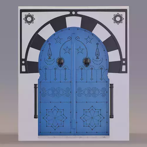 Traditional Tunisian door