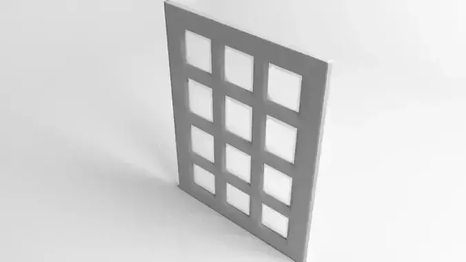 Window 4 door with squares