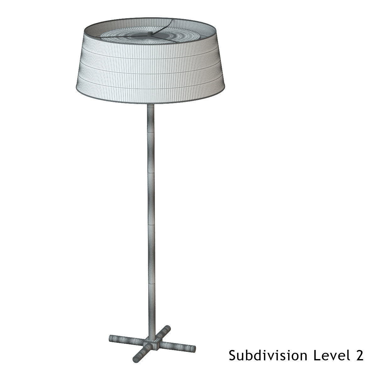 Robsjohn Gibbings Floor Lamp 3D model_12