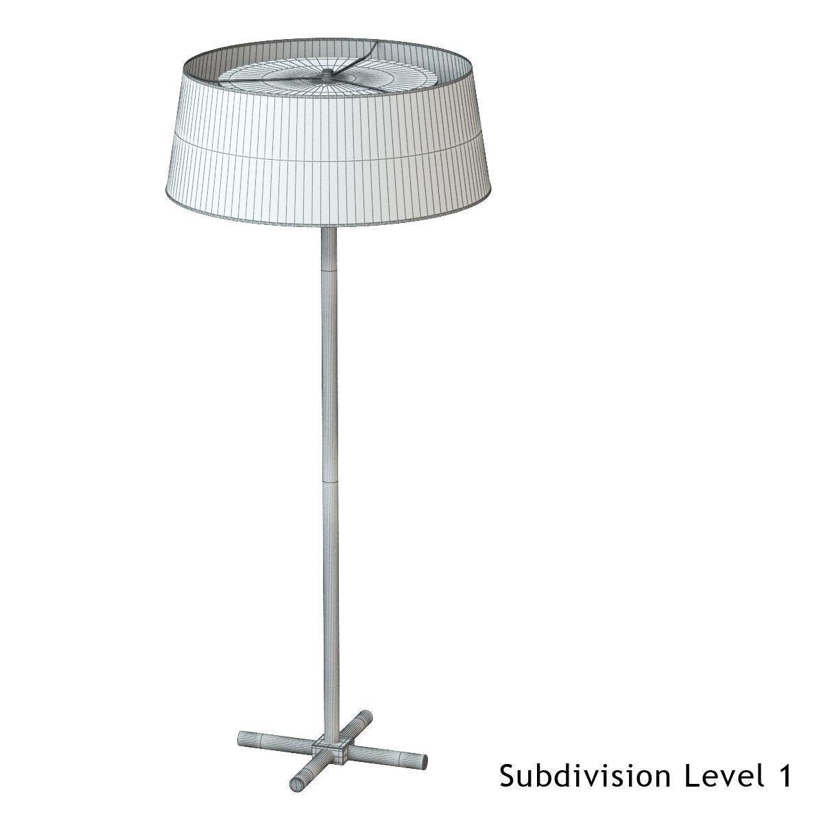 Robsjohn Gibbings Floor Lamp 3D model_11