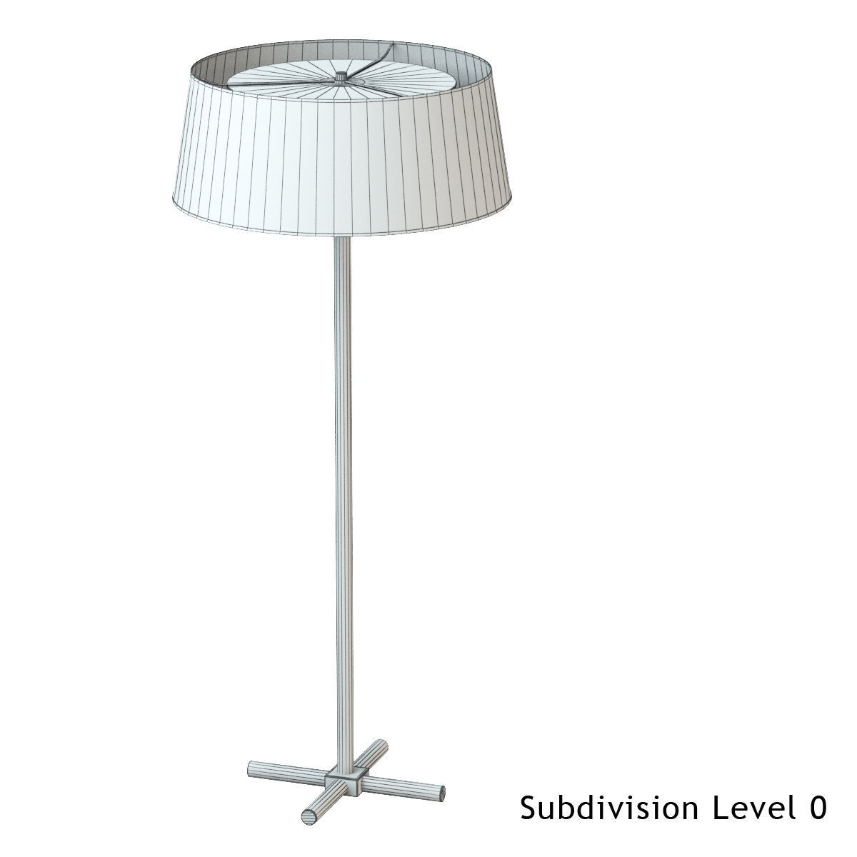 Robsjohn Gibbings Floor Lamp 3D model_10