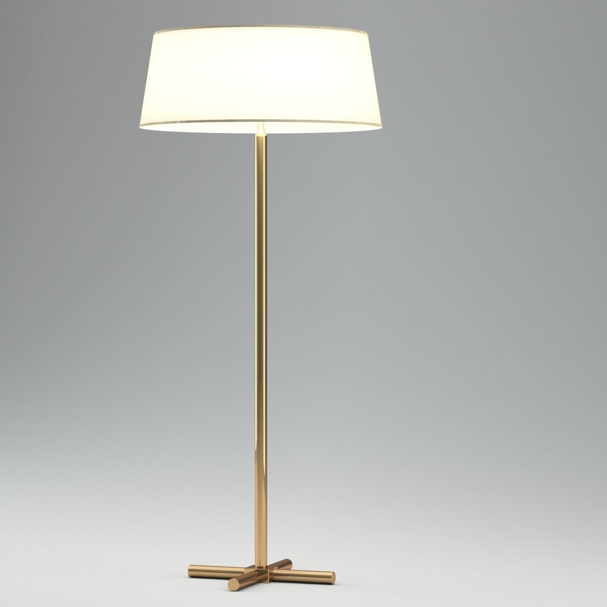 Robsjohn Gibbings Floor Lamp 3D model_4
