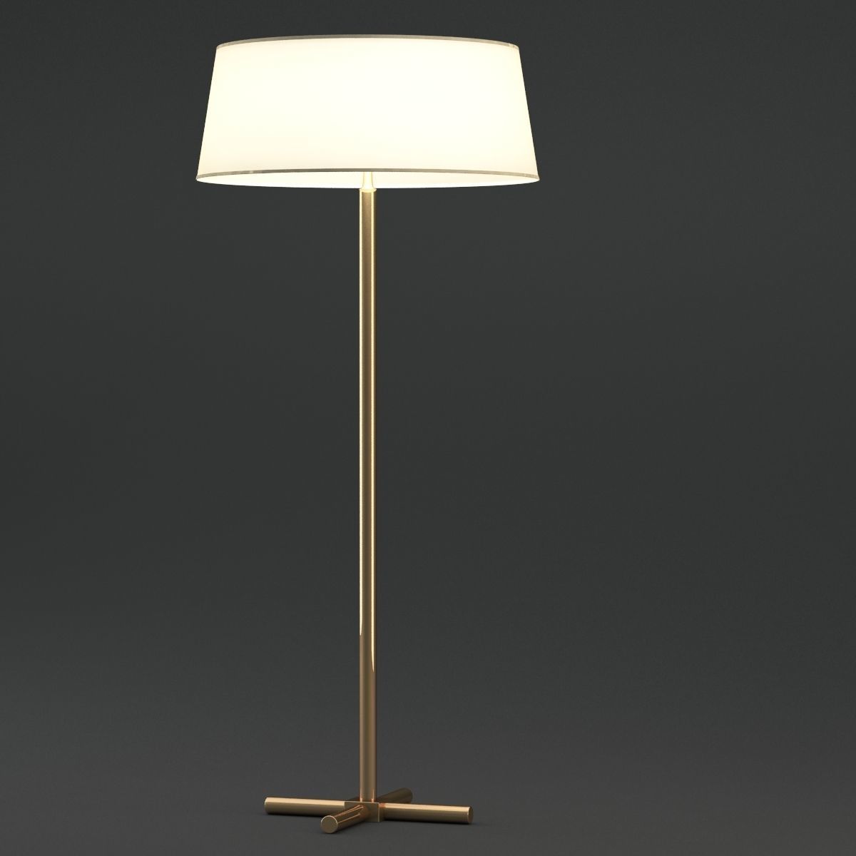 Robsjohn Gibbings Floor Lamp 3D model_3