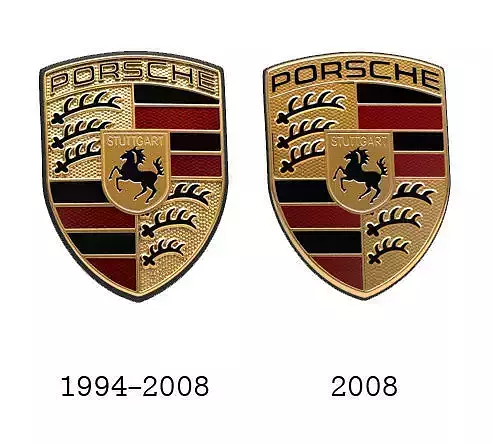Porsche New Crests Bundle Low-poly 3D model