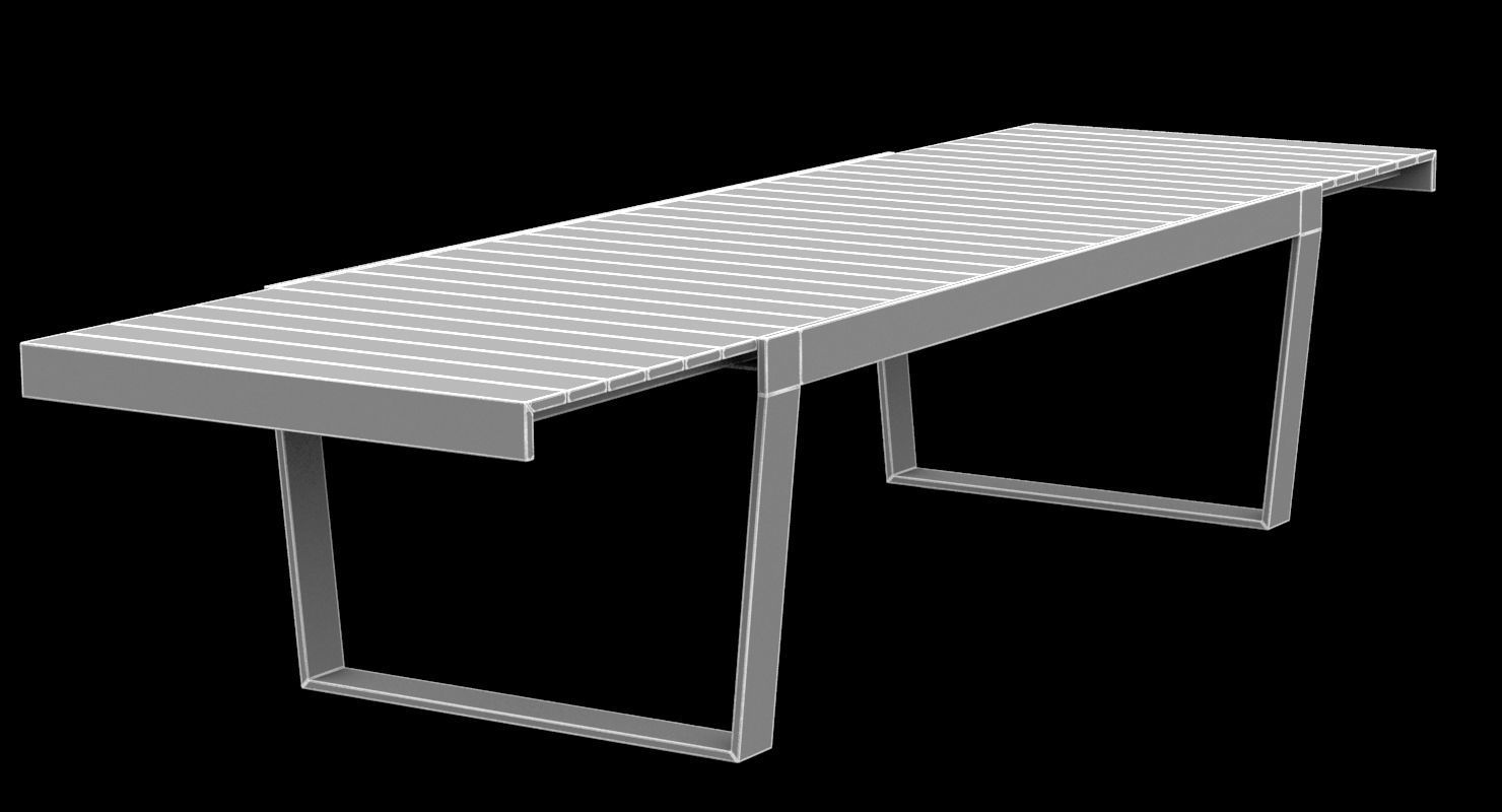 Roda Spinnaker Dining Table 3D model_5