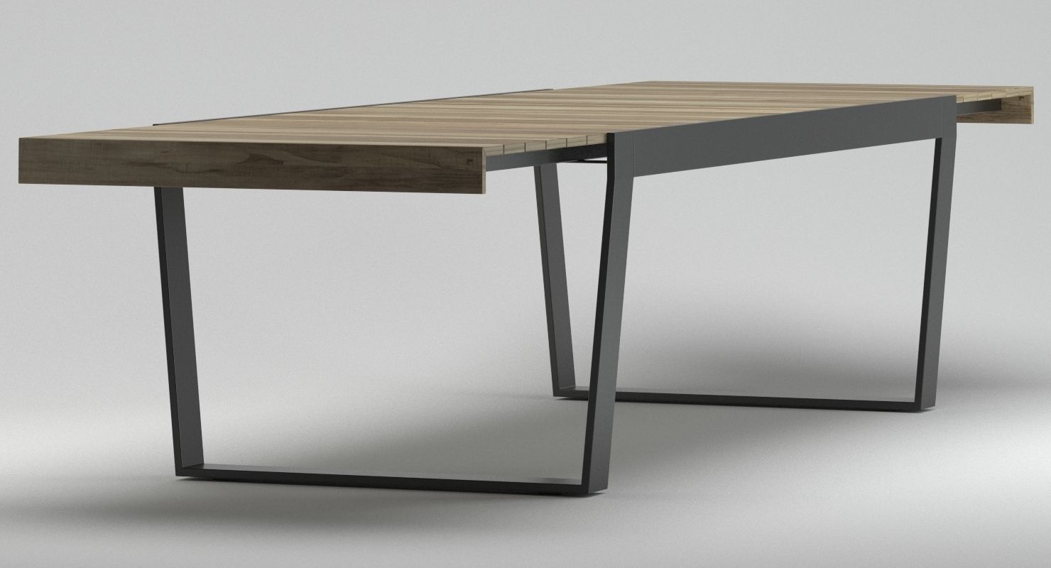 Roda Spinnaker Dining Table 3D model_2