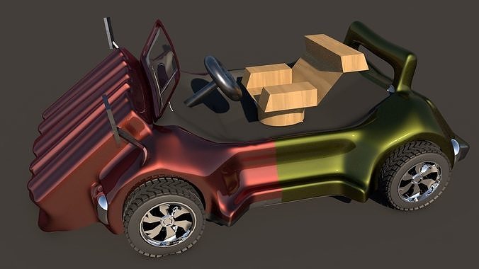 3D Car 3D Games Ten Low-poly 3D model