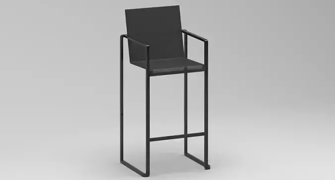 Royal Botania Alura 43 Bar Stool 3D model
