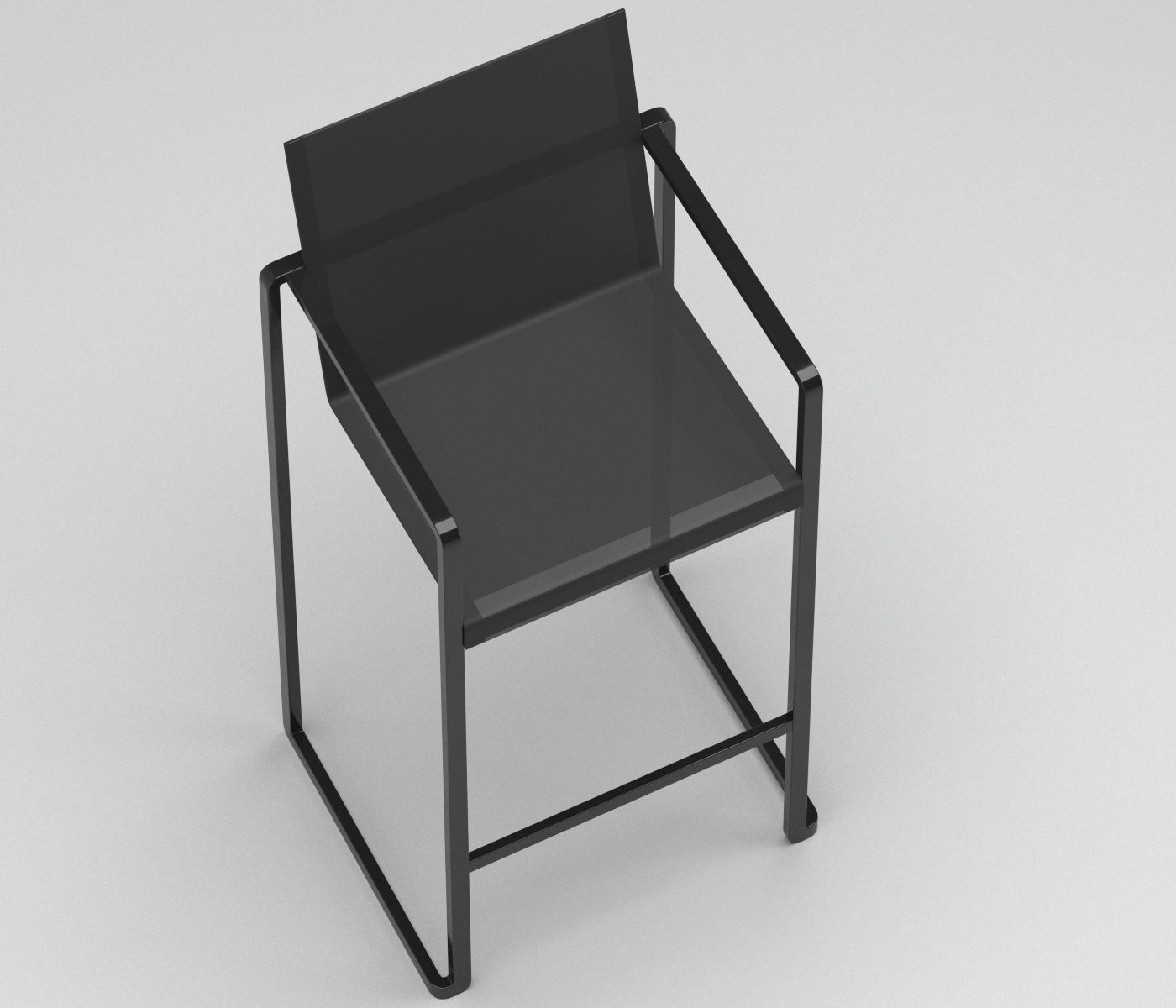 Royal Botania Alura 43 Bar Stool 3D model_3