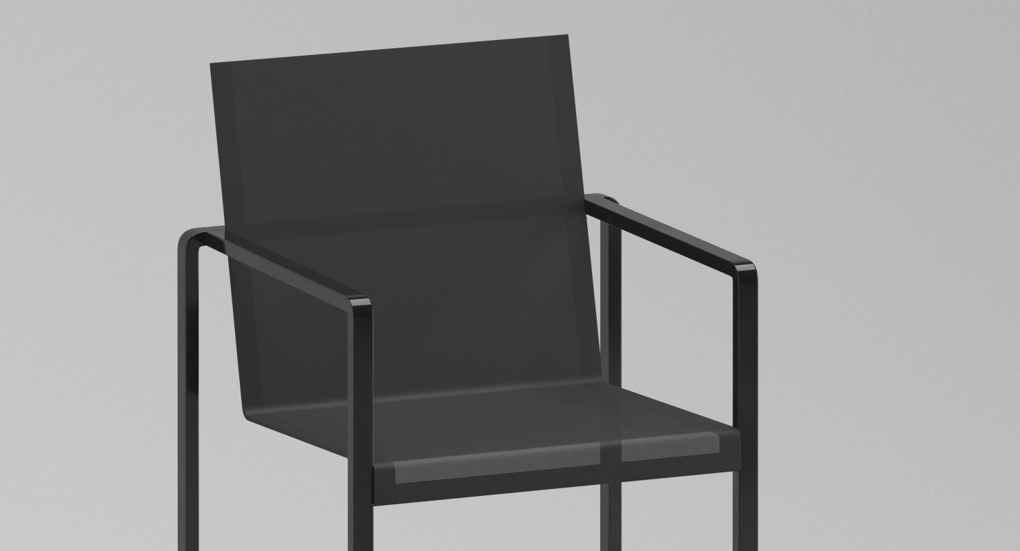 Royal Botania Alura 43 Bar Stool 3D model_1
