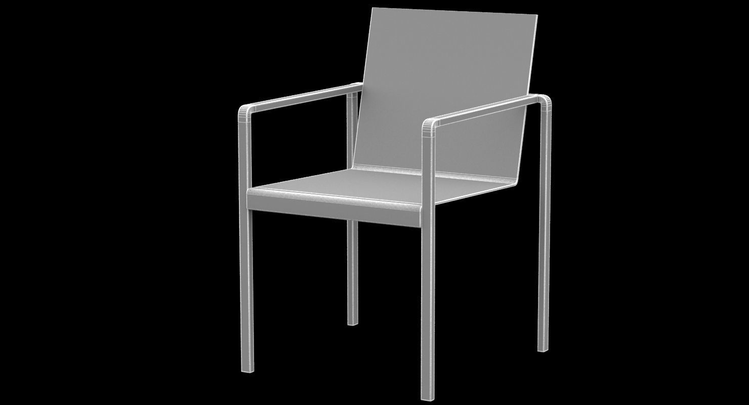 Royal Botania Alura 55 Armchair 3D model_5