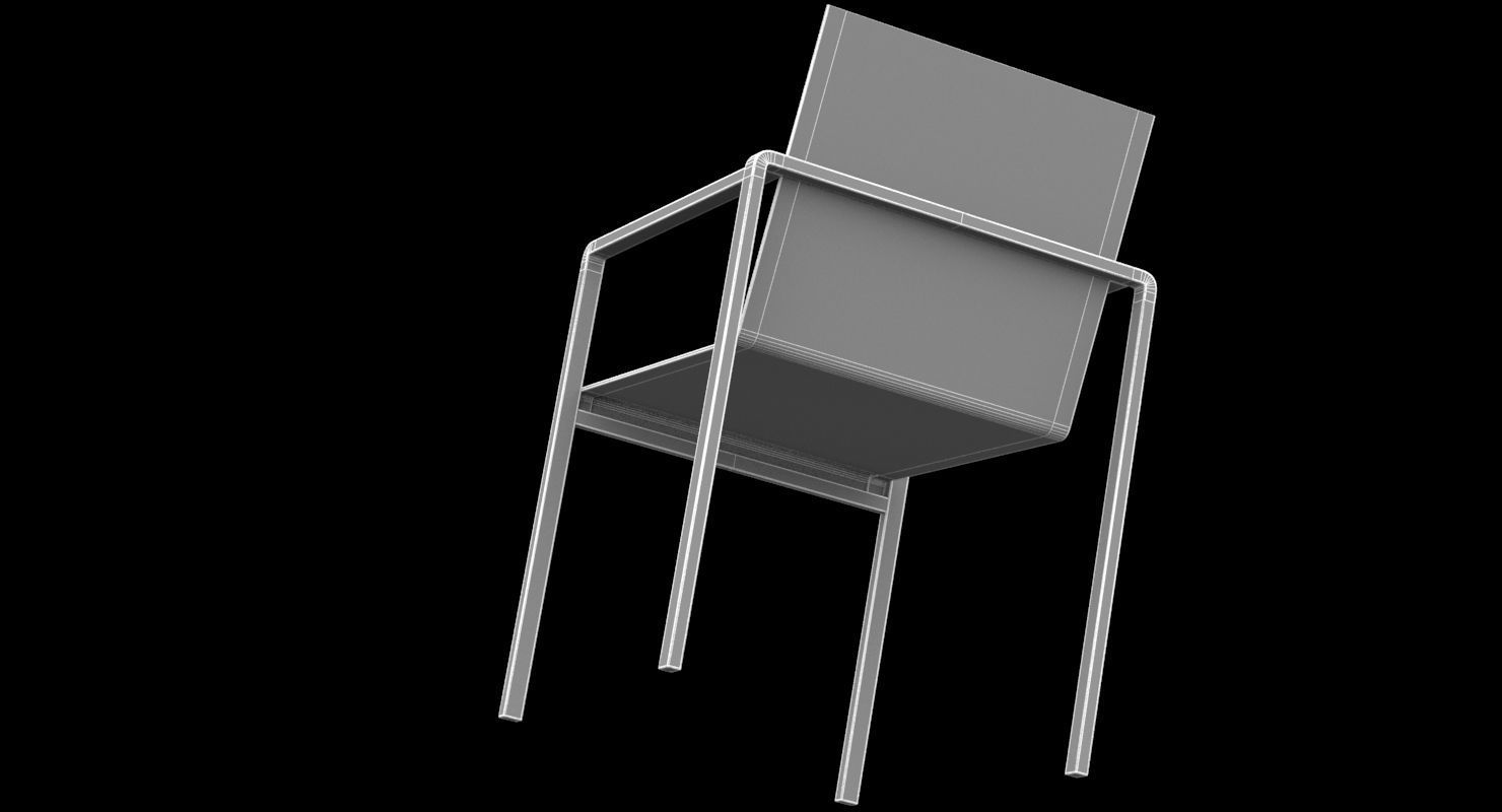 Royal Botania Alura 55 Armchair 3D model_6