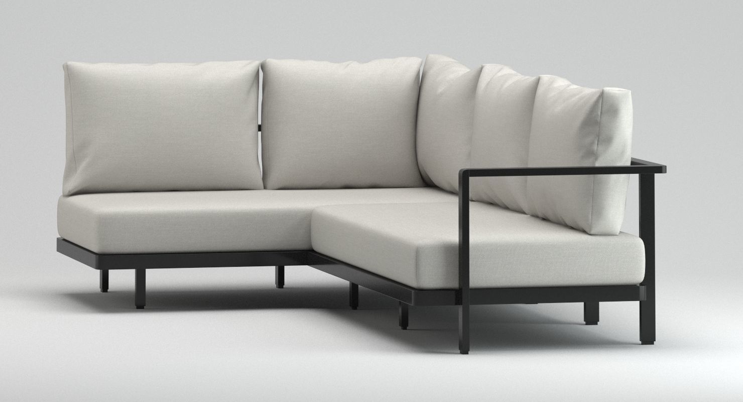 Royal Botania outdoor sofa 1 3D model_2