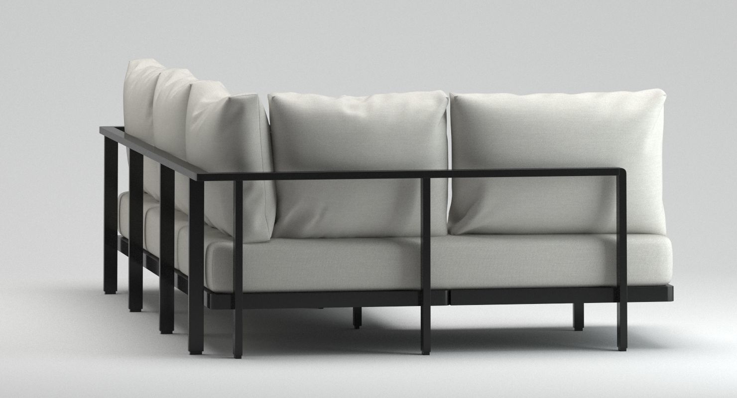 Royal Botania outdoor sofa 1 3D model_3