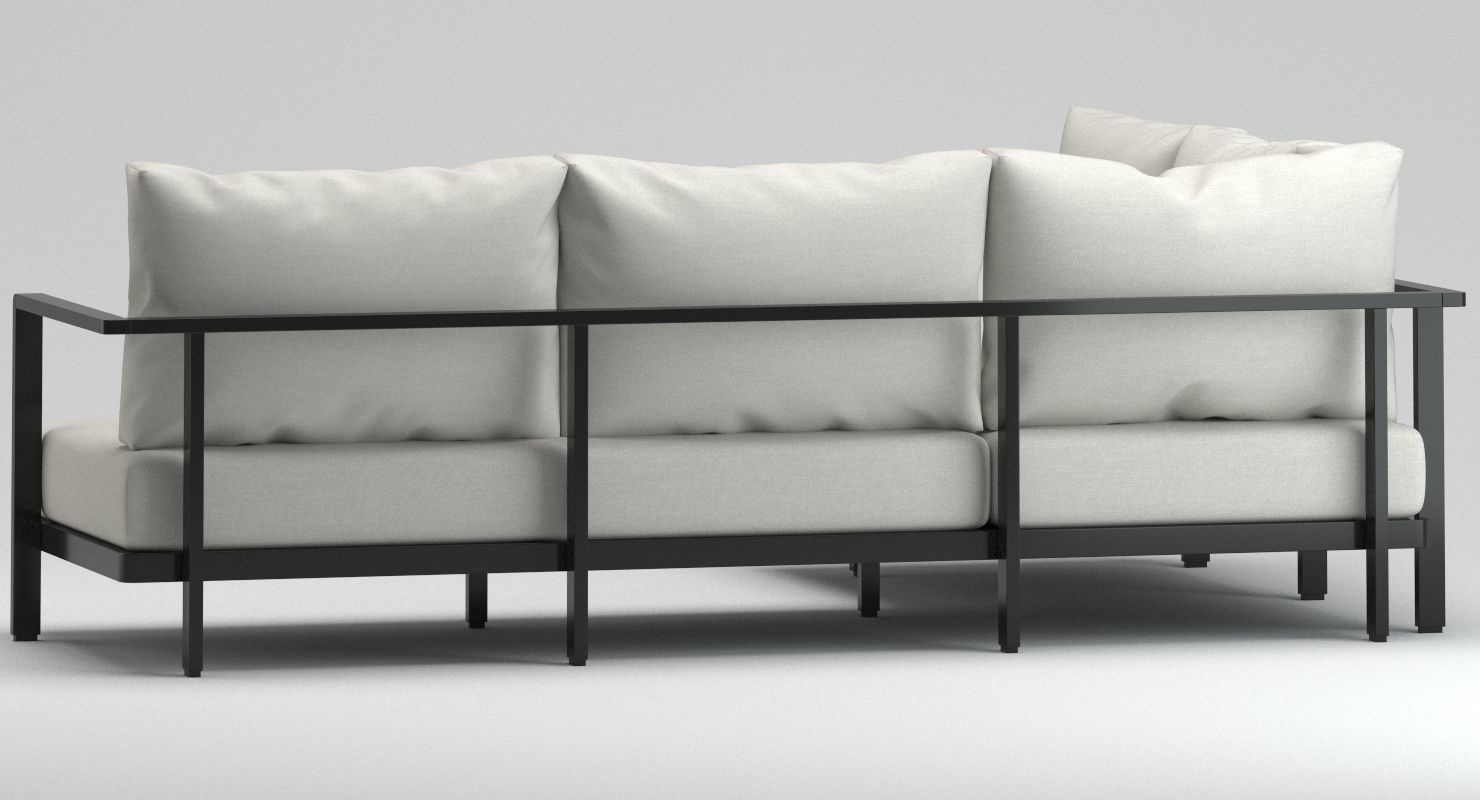 Royal Botania outdoor sofa 1 3D model_4