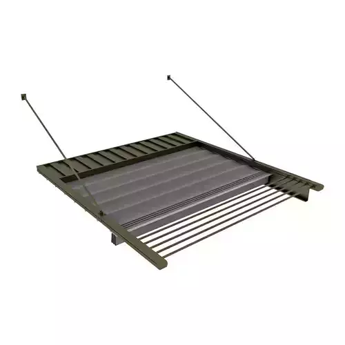 Motorized Pergola 1 Bronze Dark 3D model