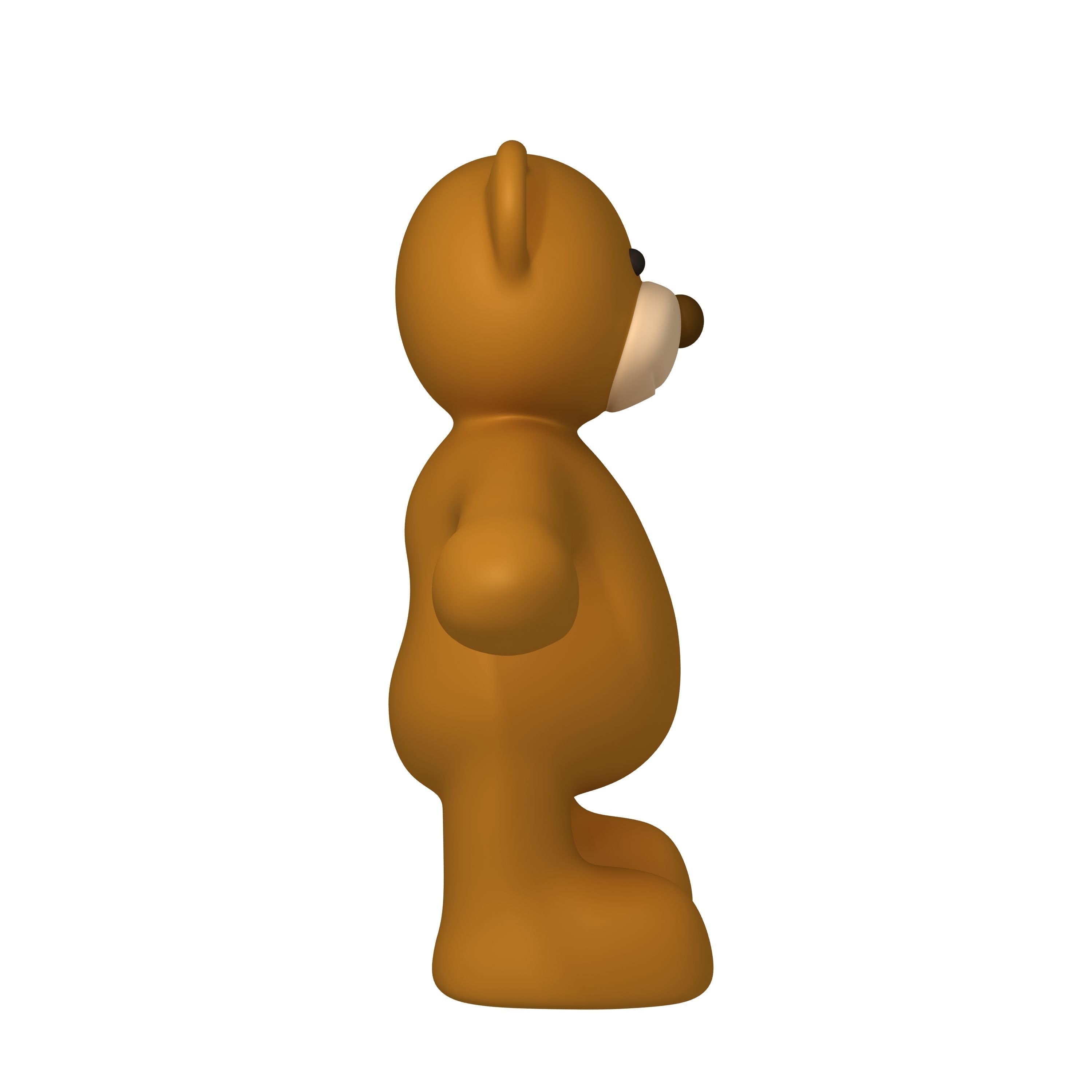 Teddy Bear Cartoon 3D model_1