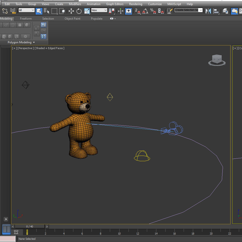 Teddy Bear Cartoon 3D model_10