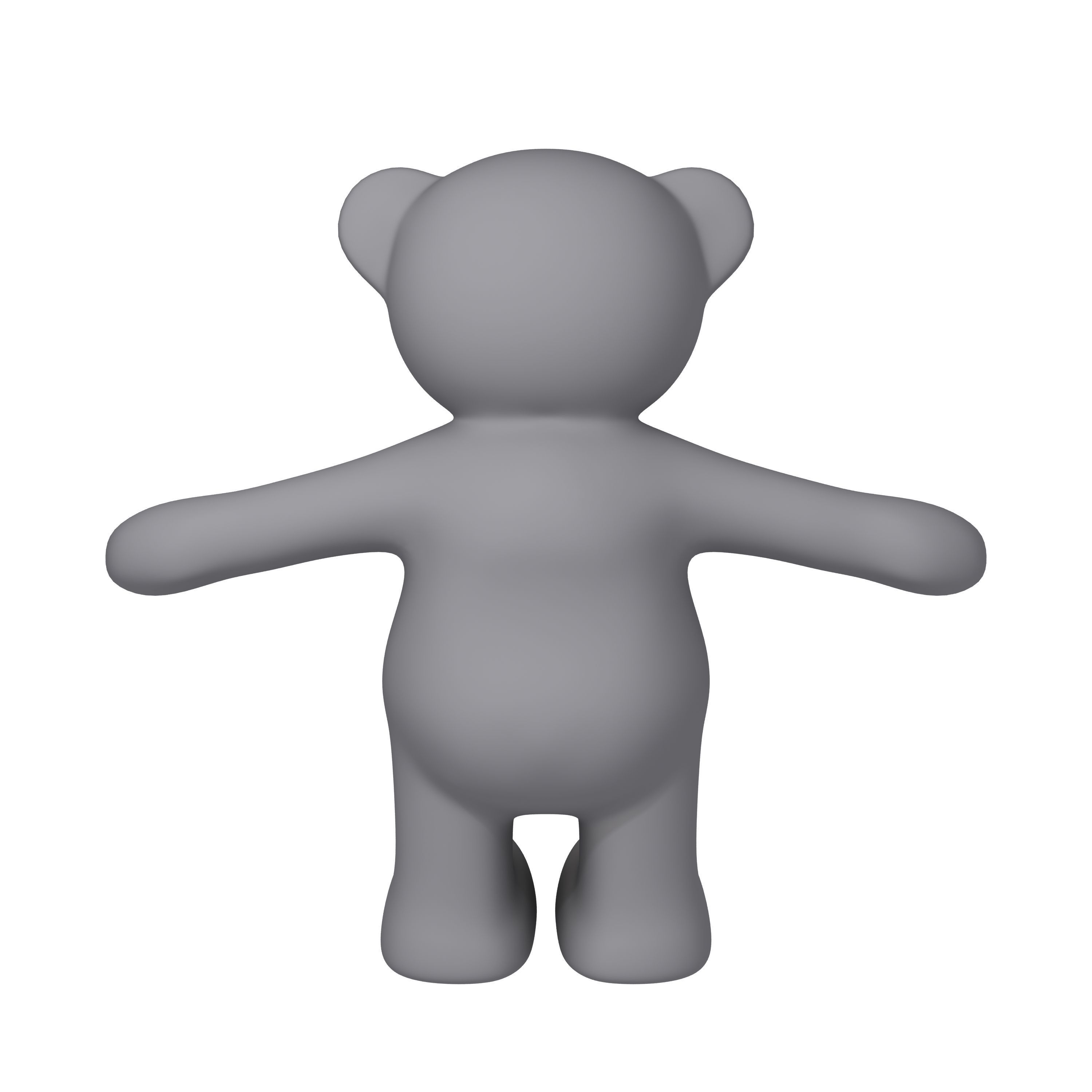 Teddy Bear Cartoon 3D model_8