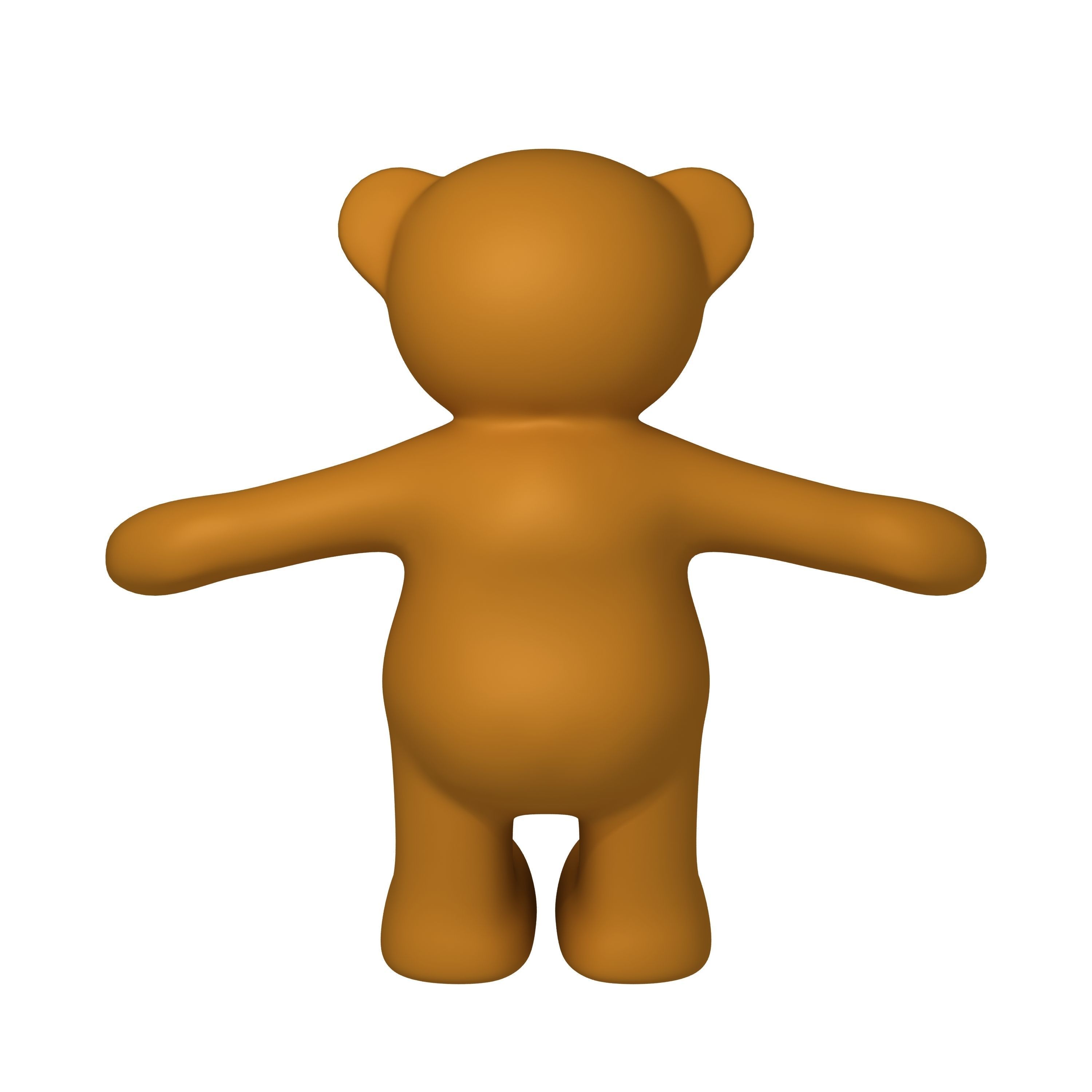 Teddy Bear Cartoon 3D model_2