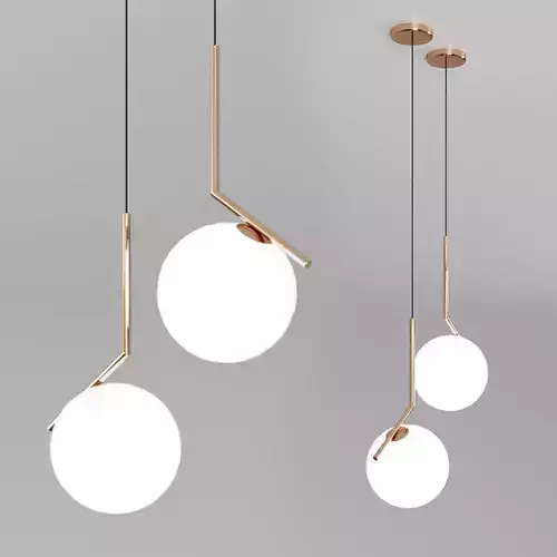 Chandelier pendant light - rose gold