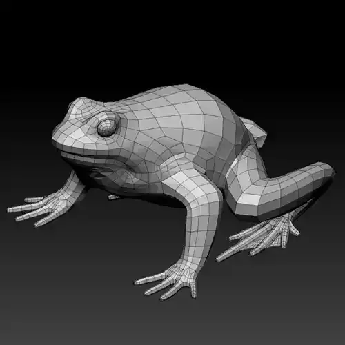 3D FROG - LOWPOLY