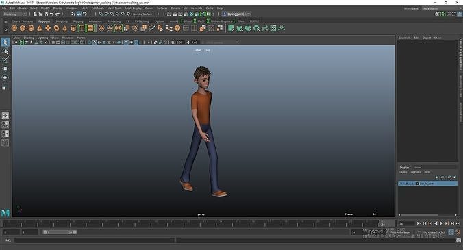 ray walking Free 3D model