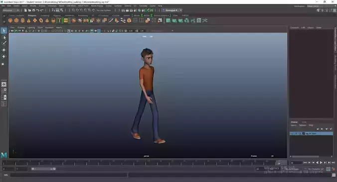 ray walking Free 3D model
