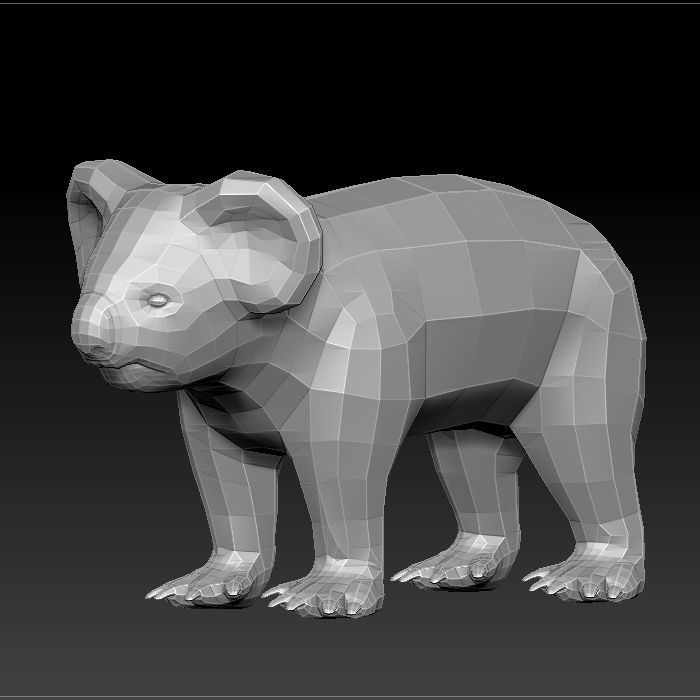 3D KOALA BEAR 3D model_3