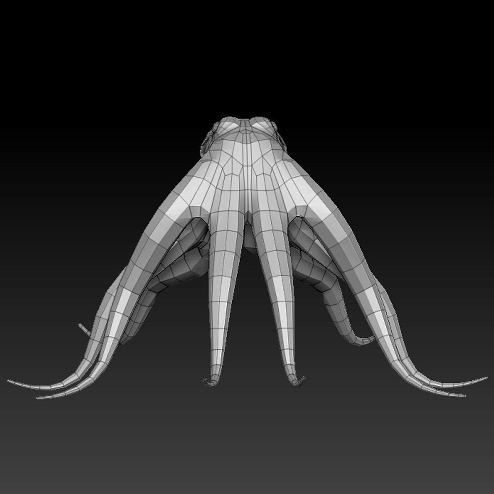 3D OCTOPUS LOWPOLY Low-poly 3D model_7