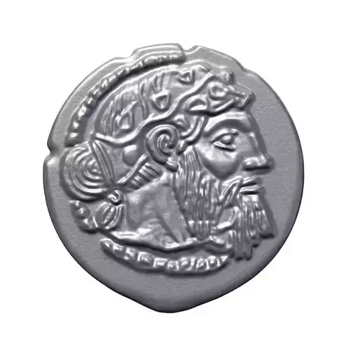 GREEK SILVER DRACHM OF NAXOS 3D print model