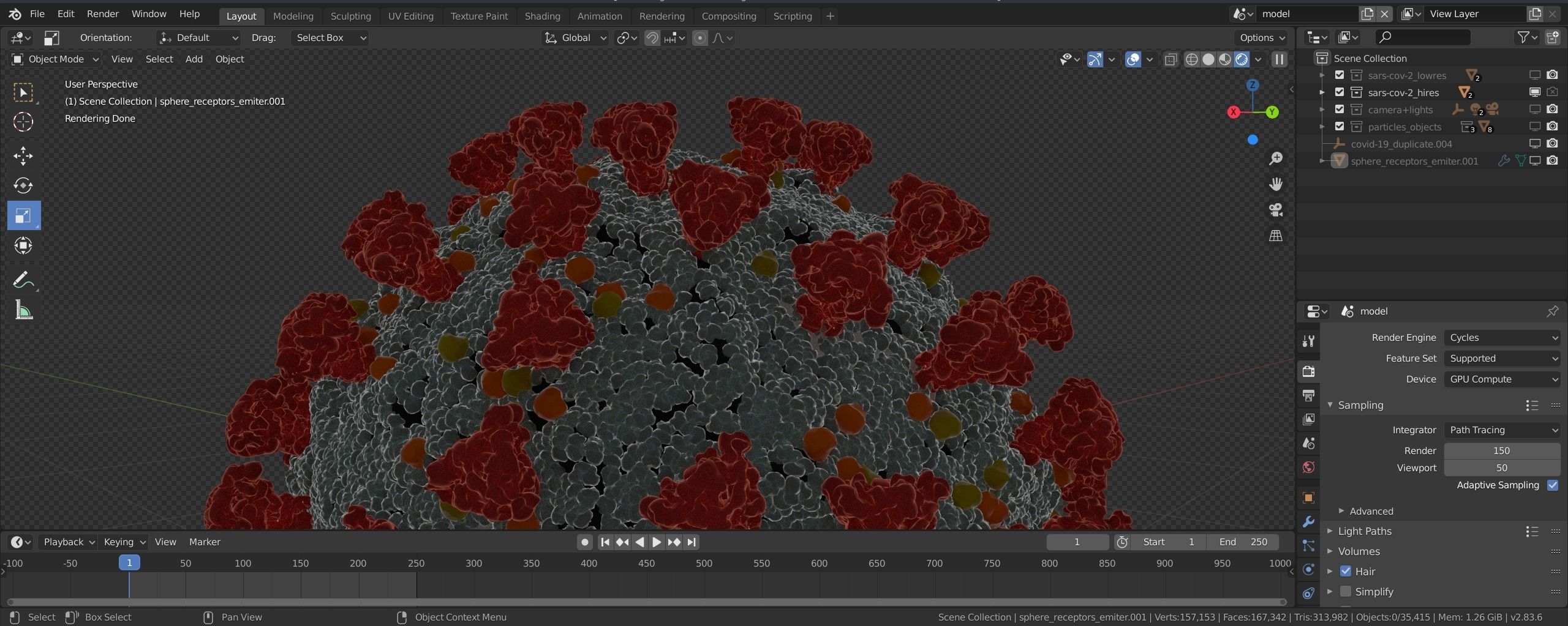 Corona Virus 3D model_6
