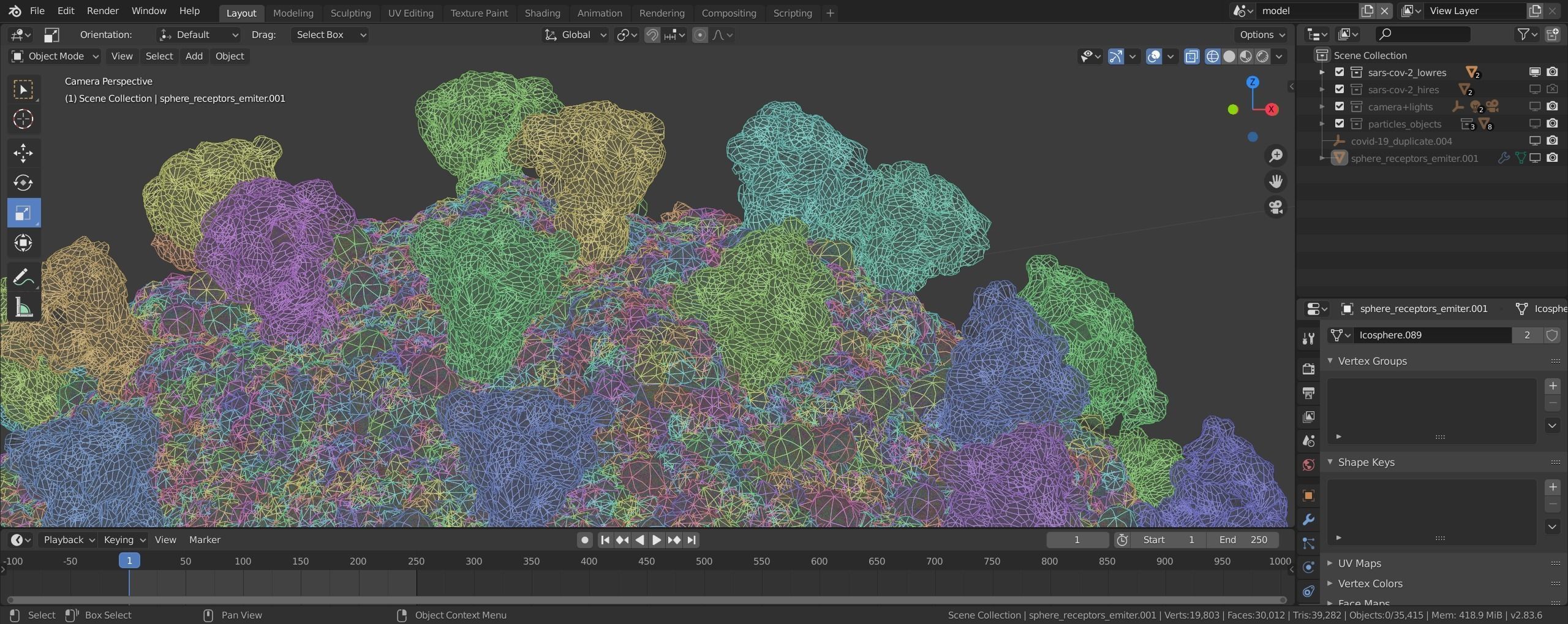 Corona Virus 3D model_3