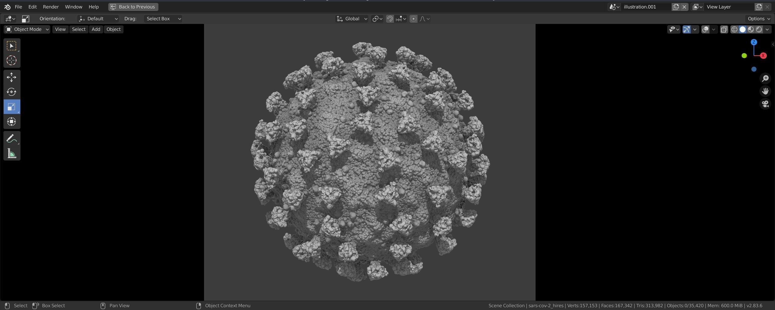 Corona Virus 3D model_10