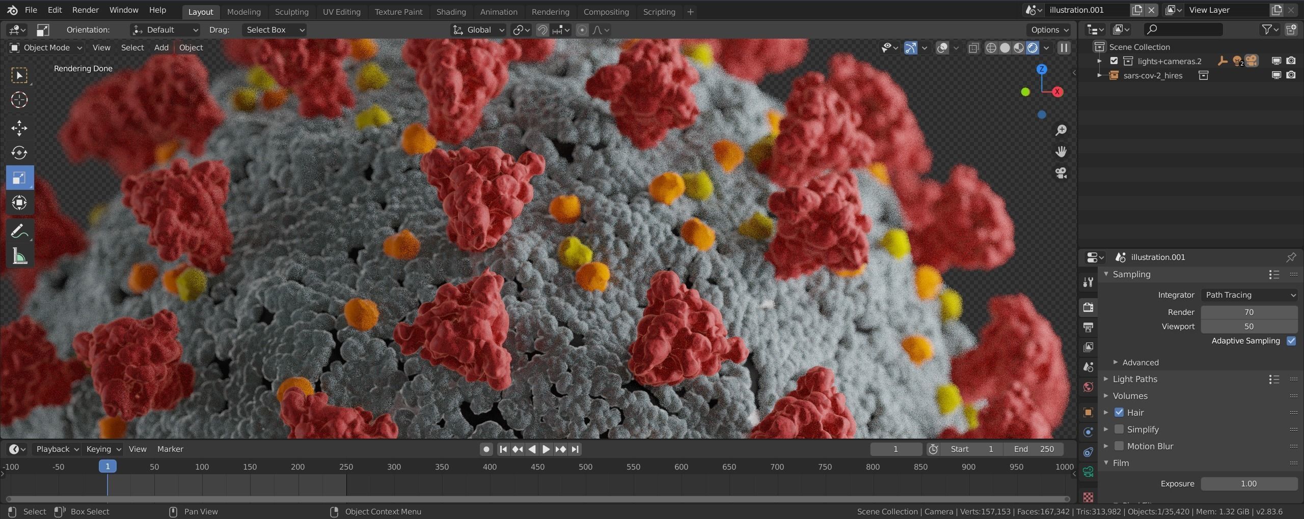 Corona Virus 3D model_7