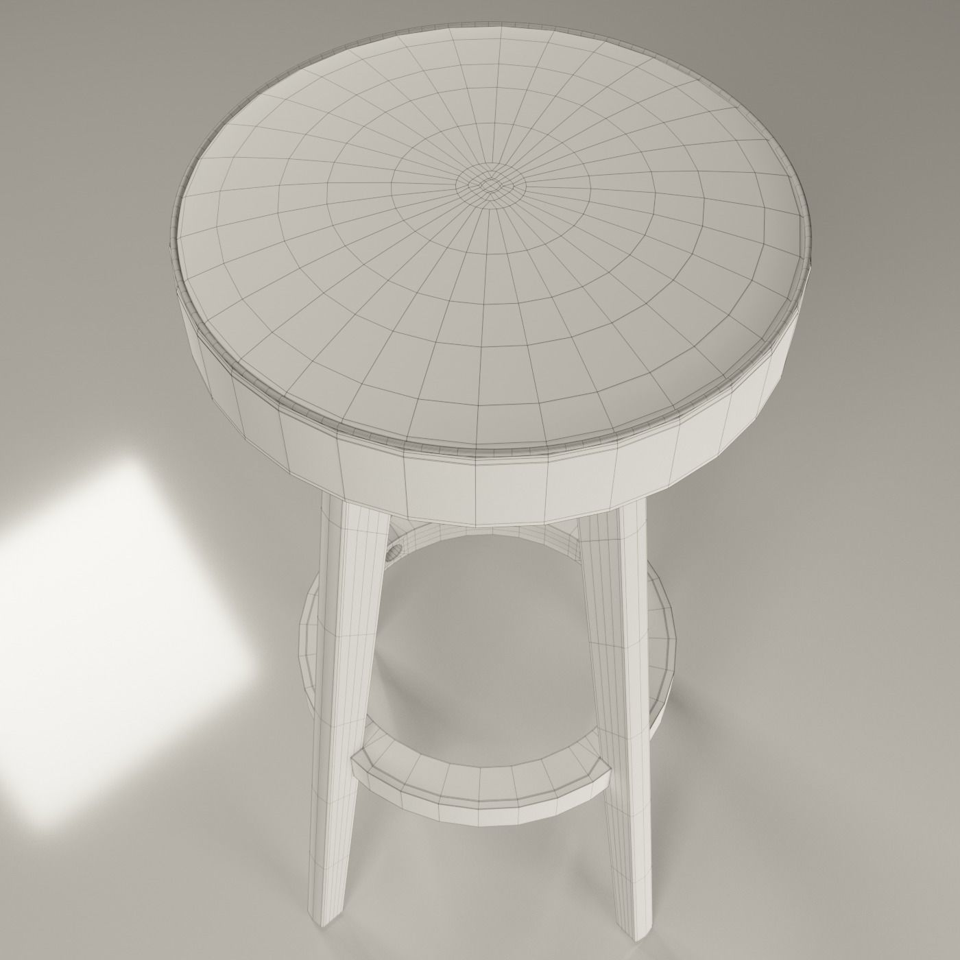 Bar stool Free 3D model_4
