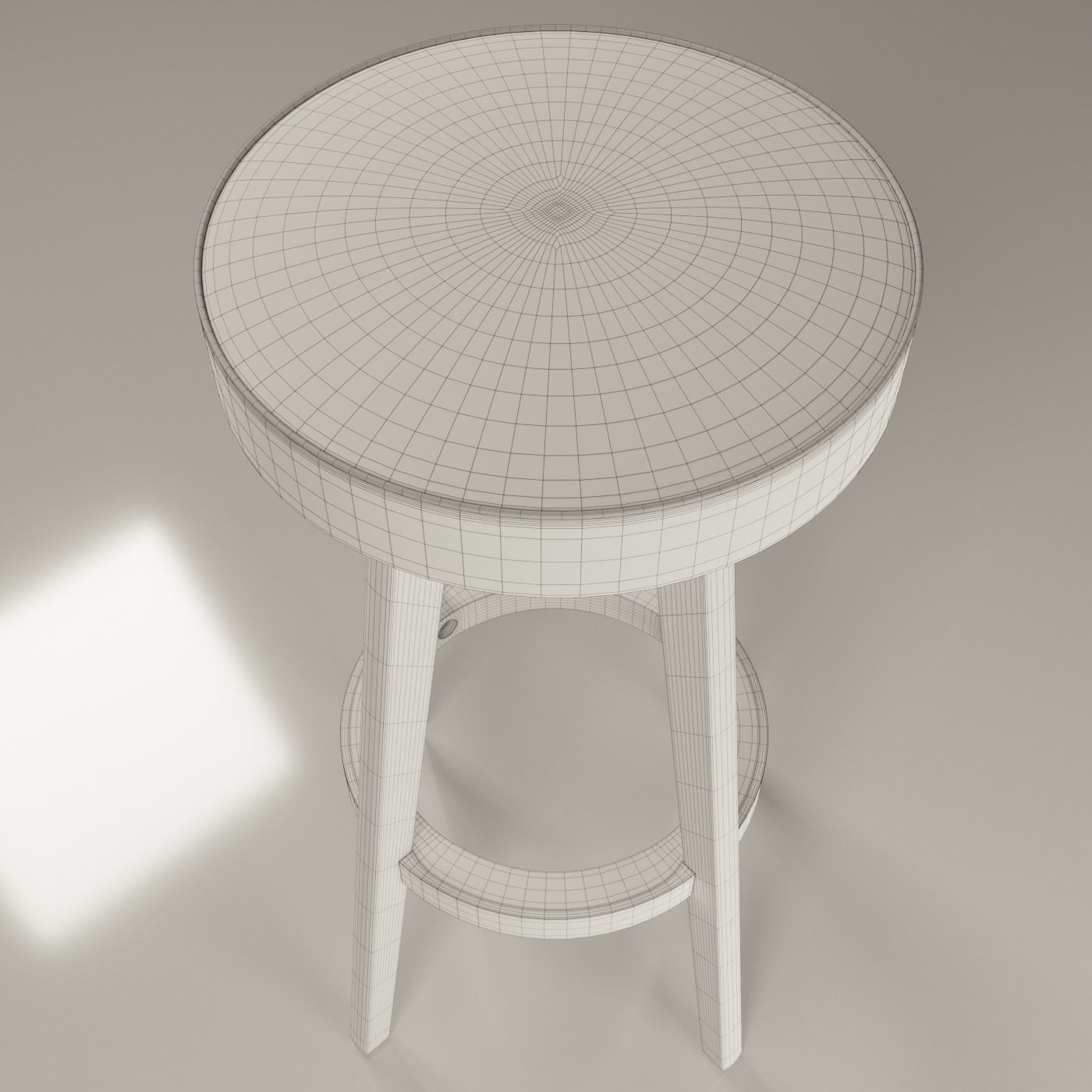 Bar stool Free 3D model_5