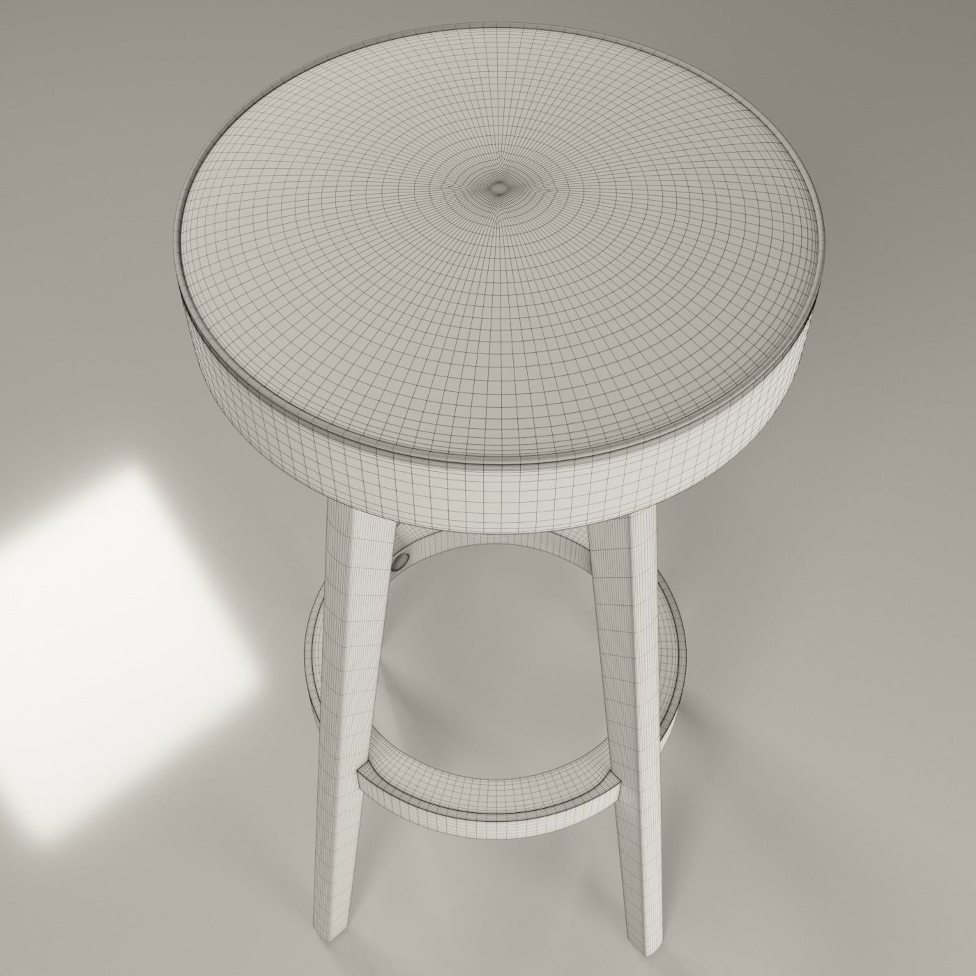 Bar stool Free 3D model_6