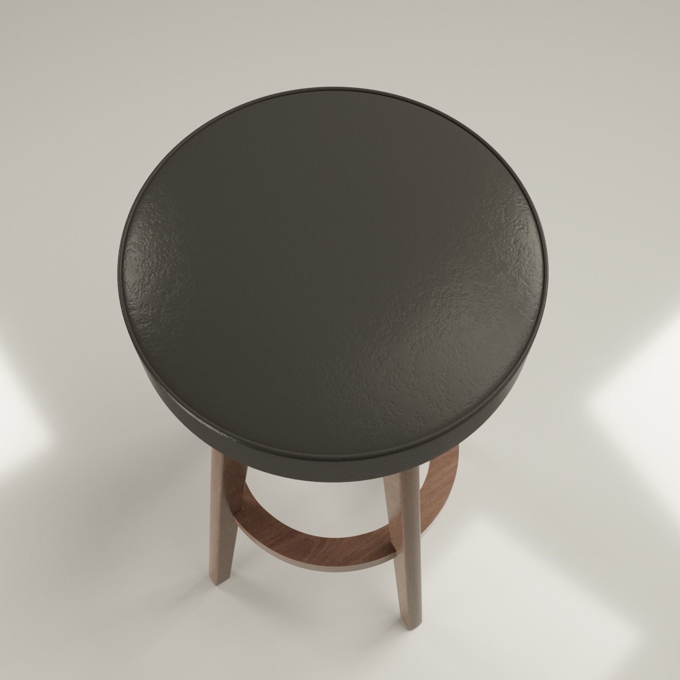 Bar stool Free 3D model_1