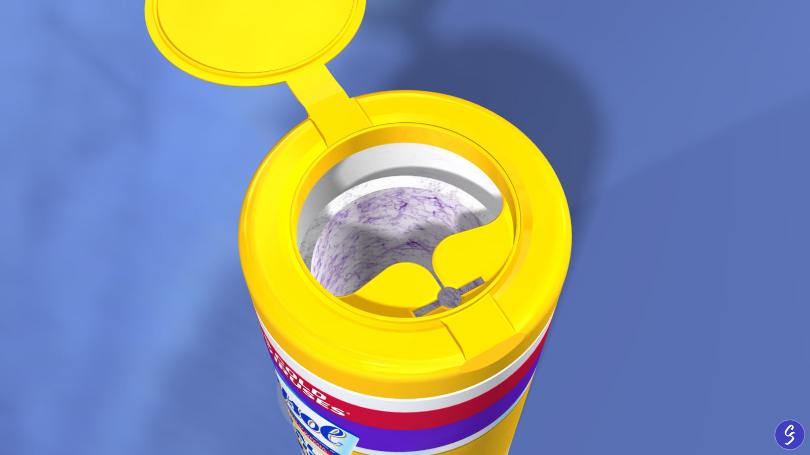 Lysol Disinfecting Wet Wipes 3D model_7