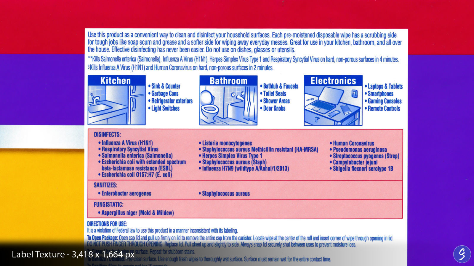 Lysol Disinfecting Wet Wipes 3D model_26