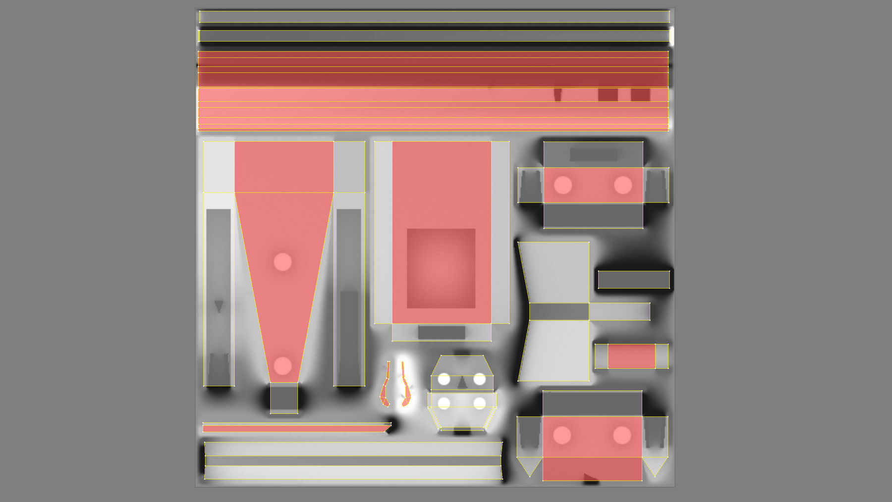 JP Rocket Type3 Mk28 Low-poly 3D model_17