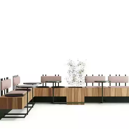 Christian Haas Sofa-lobbs Cafe 3D model