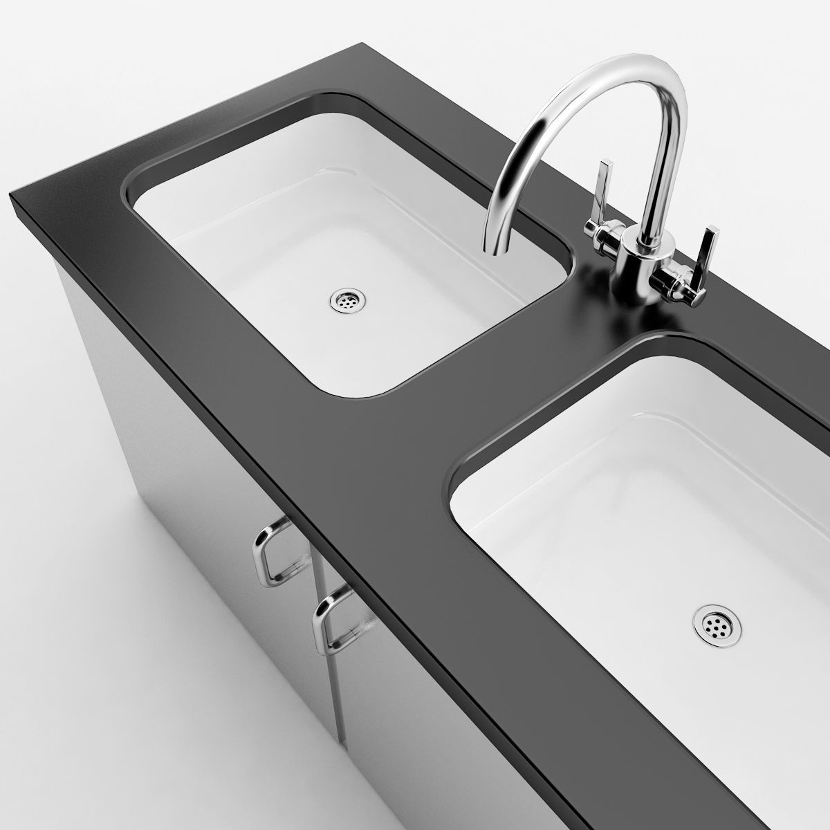Commercial Sink 3D model_3