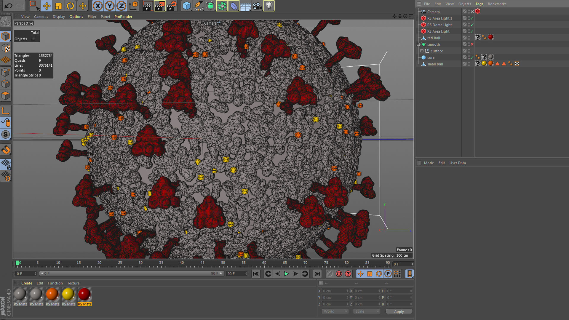 Coronavirus  covid 19  3D model_6