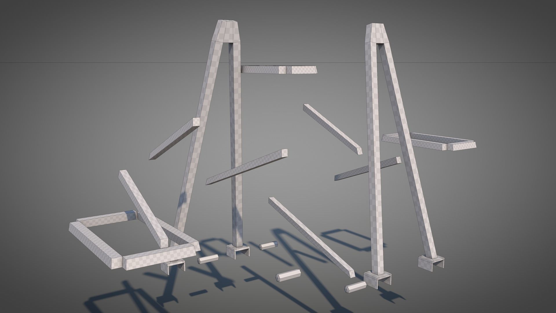 Rusty Oil Well LITE 3D model_25