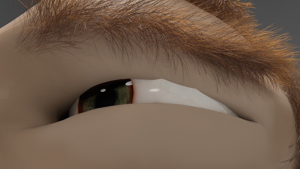 cowboy cartoon character 3D model_11